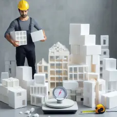 Ile waży metr sześcienny styropianu? Poznaj masę materiału