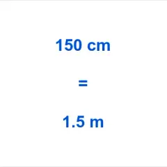 150 cm ile to metrów? Szybka konwersja jednostek długości