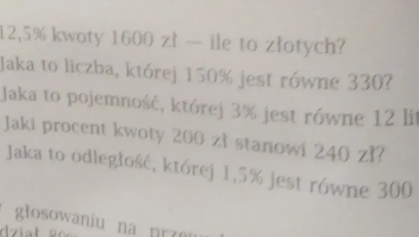 Jak obliczyć 12,5 procent z 1600 zł? Prosty sposób na wynik