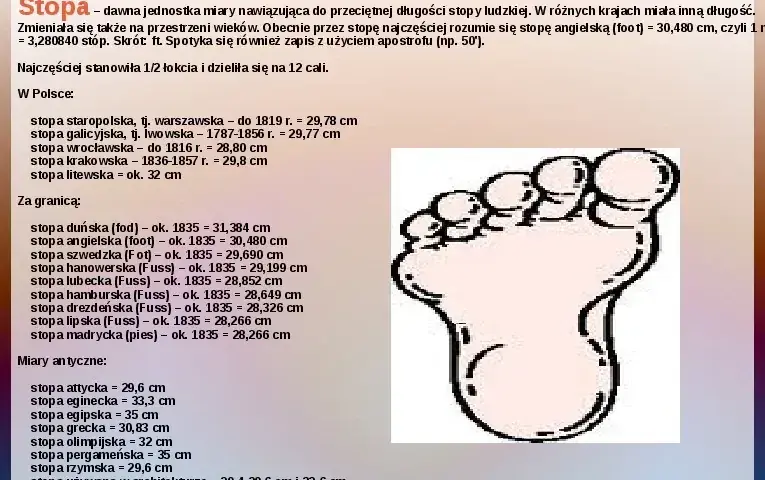 Ile to jest stopa? Poznaj przelicznik na metry i centymetry