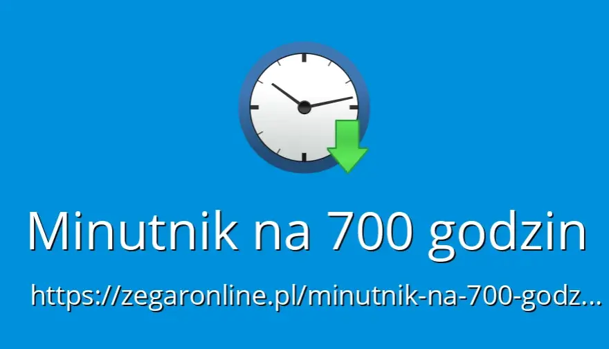 700 godzin w dniach: szybkie przeliczenie i dokładny wynik